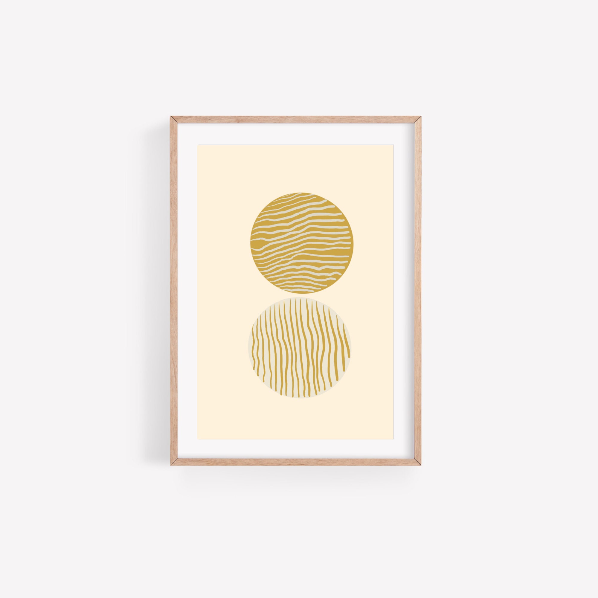 Digital Download Yellow Wall Art Digital Download Minimalist Etsy