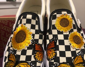 sunflower vans etsy