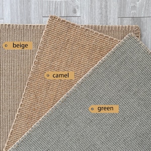 Sisal Teppich, Läufer, Teppichläufer, Teppichläufer, Teppichläufer, Teppichläufer, Teppichläufer, Wohnzimmer, Schlafzimmer, Esszimmer, rutschfest, 4 mm Dicke, kann angepasst werden