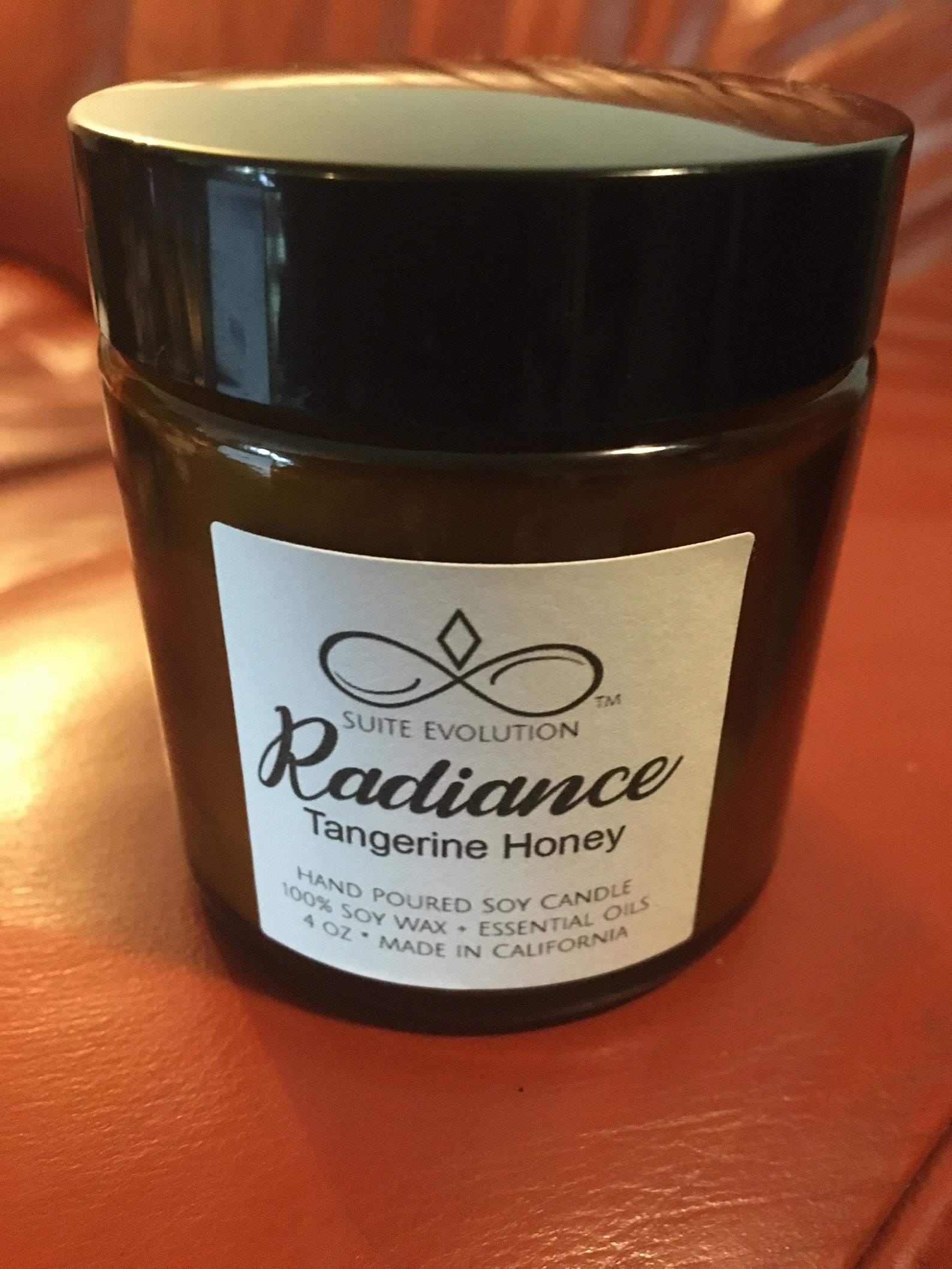 Soy Candle Radiance Tangerine Honey 100 Soy Wax Etsy