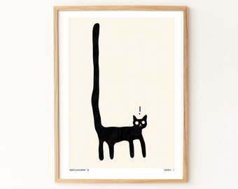 Surprise! // cat print // graphic print