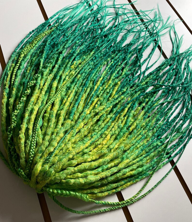 Dreadlocks Extensions Double Ended Dreads Hair Accessories Mix Etsy