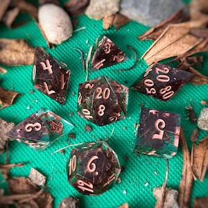 STRIGA DICE | Witch Handmade Resin Set Made in Italy for Tabletop Gamer, RPG, DnD, Dungeons and Dragons | Fast Shipping Option at Checkout