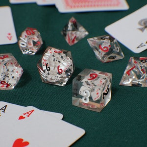 POKER DICE | Playing Cards Handmade Set Made In Italy for Tabletop Gamer, RPG, DnD, Dungeons and Dragons | Fast Shipping Options at Checkout