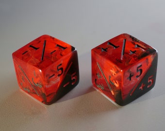 TOKEN DICE | Handmade Resin Loyalty Counter Single or Sets for MtG, Magic The Gathering, CCG, Card Games | Fast Delivery at Checkout