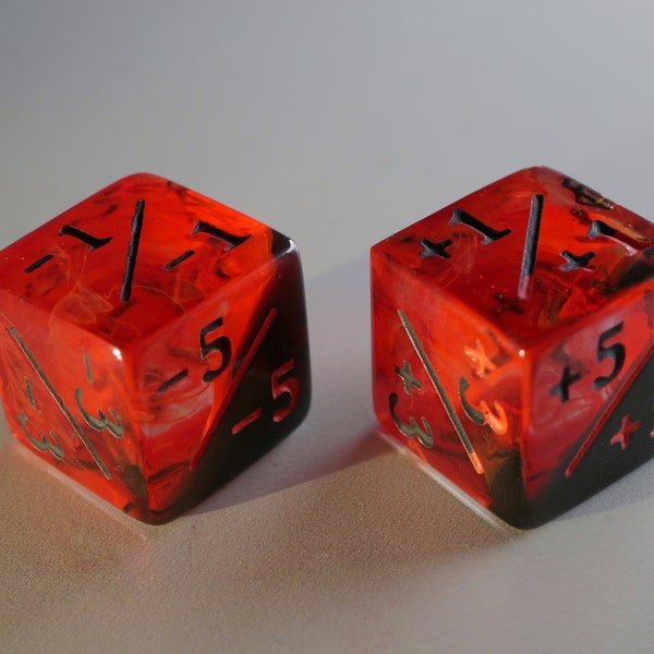 TOKEN DICE | Handmade Resin Loyalty Counter Single or Sets for MtG, Magic The Gathering, CCG, Card Games | Fast Delivery at Checkout