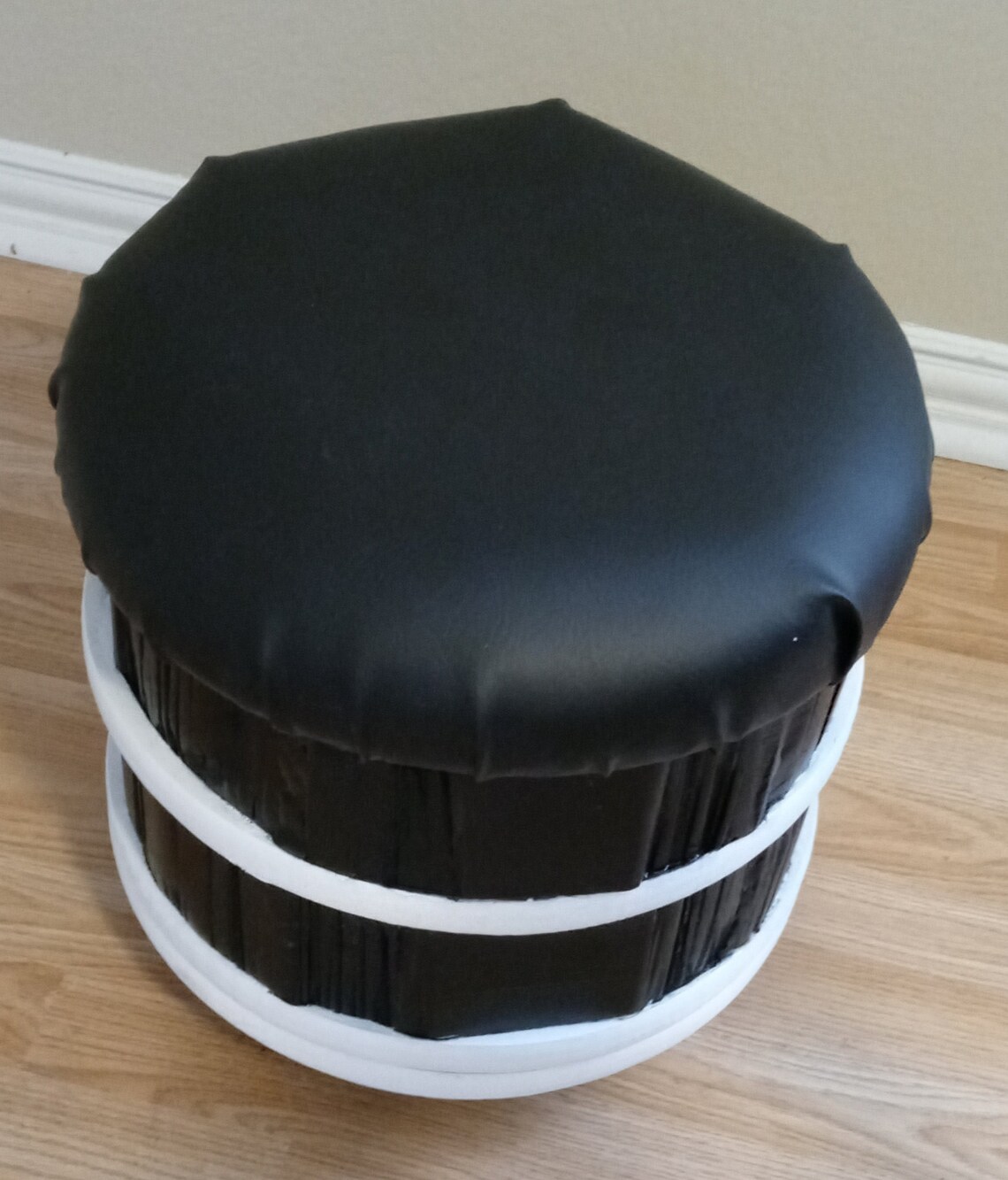 Round Rolling Utility Stool With Drawer Etsy