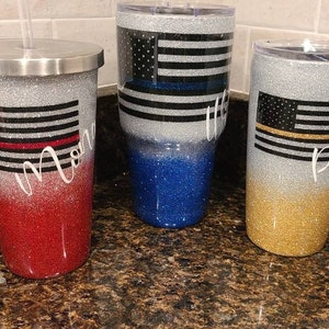 Thin Line Flag Tumbler
