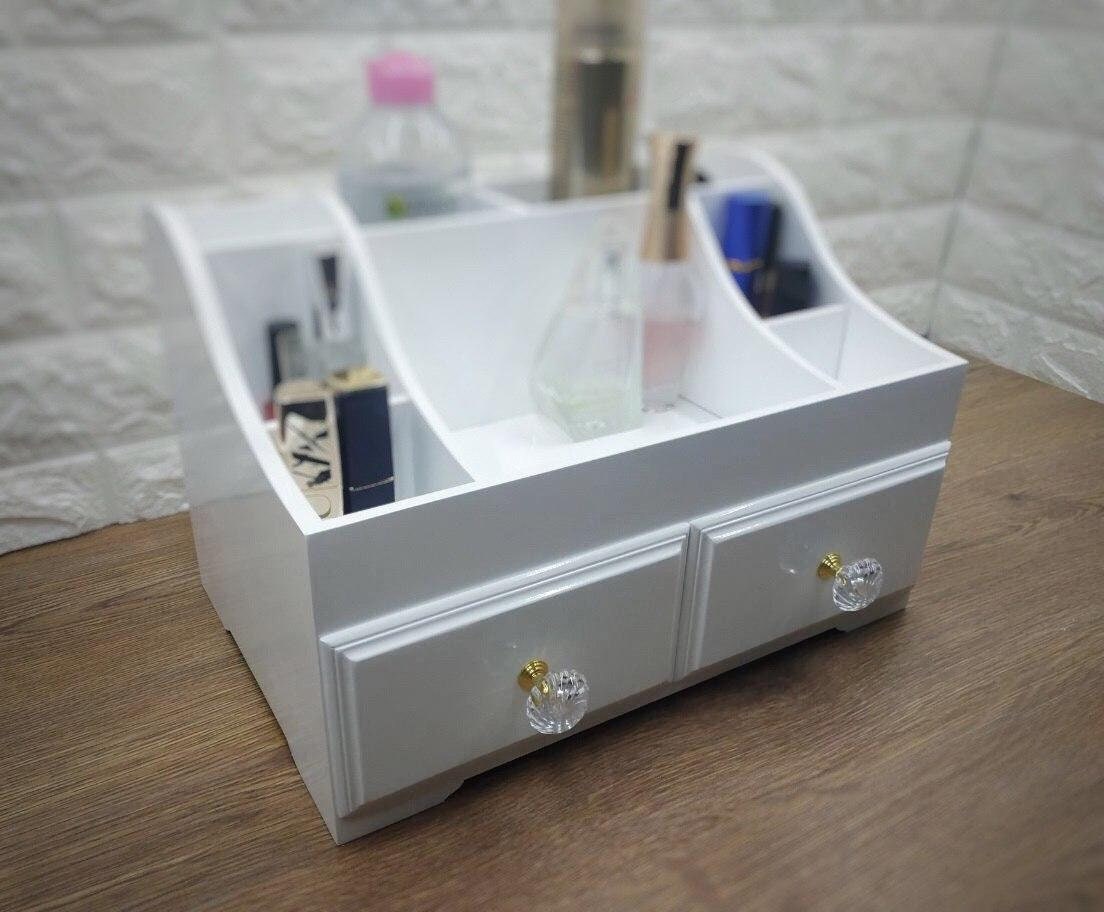 Personalized Makeup organizer Wooden makeup organizer Makeup Etsy