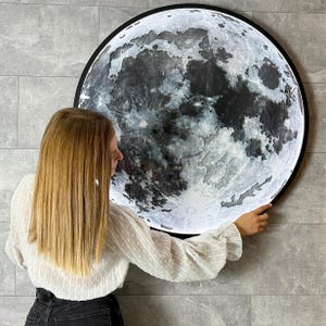 Moon Wall Lamp, Lunar night light, Modern led lamp, Decorative Moon Lamp, Moon Wall Decor, Moon Shaped Led Light, Unique Home Decor