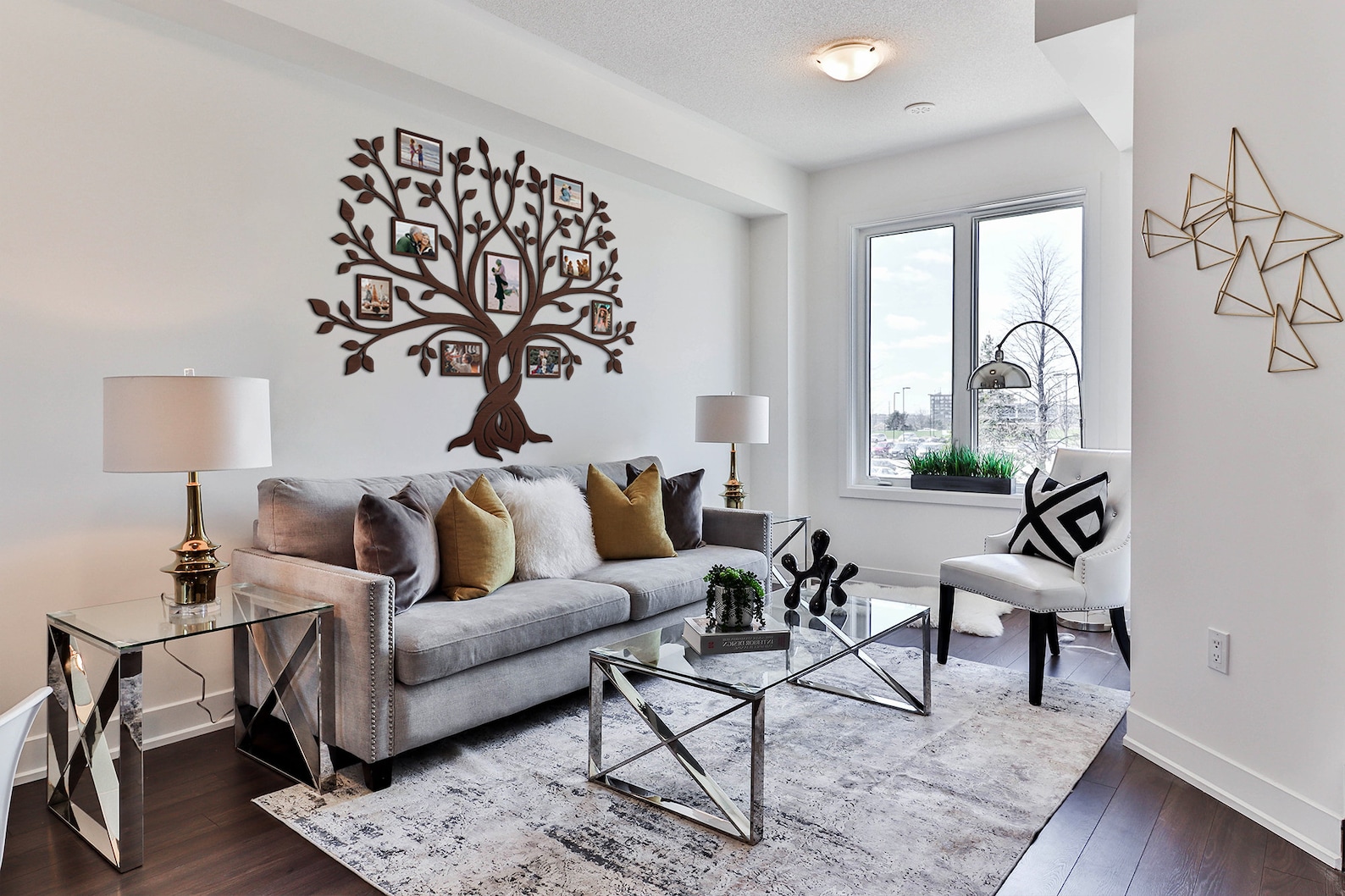 Large Family Wall Photo Collage Wooden Photos Frames Wood Etsy