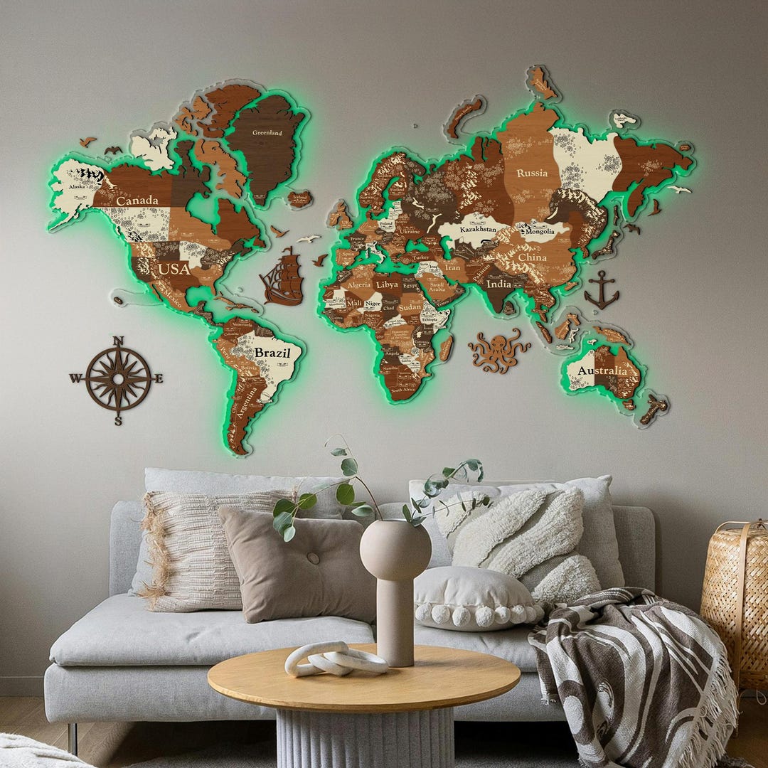 Neon Map Wall Sign 3D Wooden Push Pin Travel Map Led Blacklight Map Il 1080xN.6563067973 Eit3