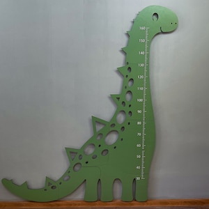 Dino Holz Messlatte, Messlatte fürs Kinderzimmer, Messlatte aus Holz, Geschenk 1.Geburtstag, Weihnachtsgeschenk