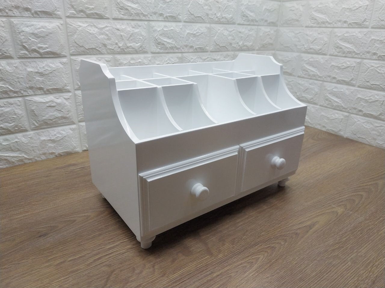 Weiße Holz Aufbewahrungsbox mit Schubladen für Accessoires | Etsy