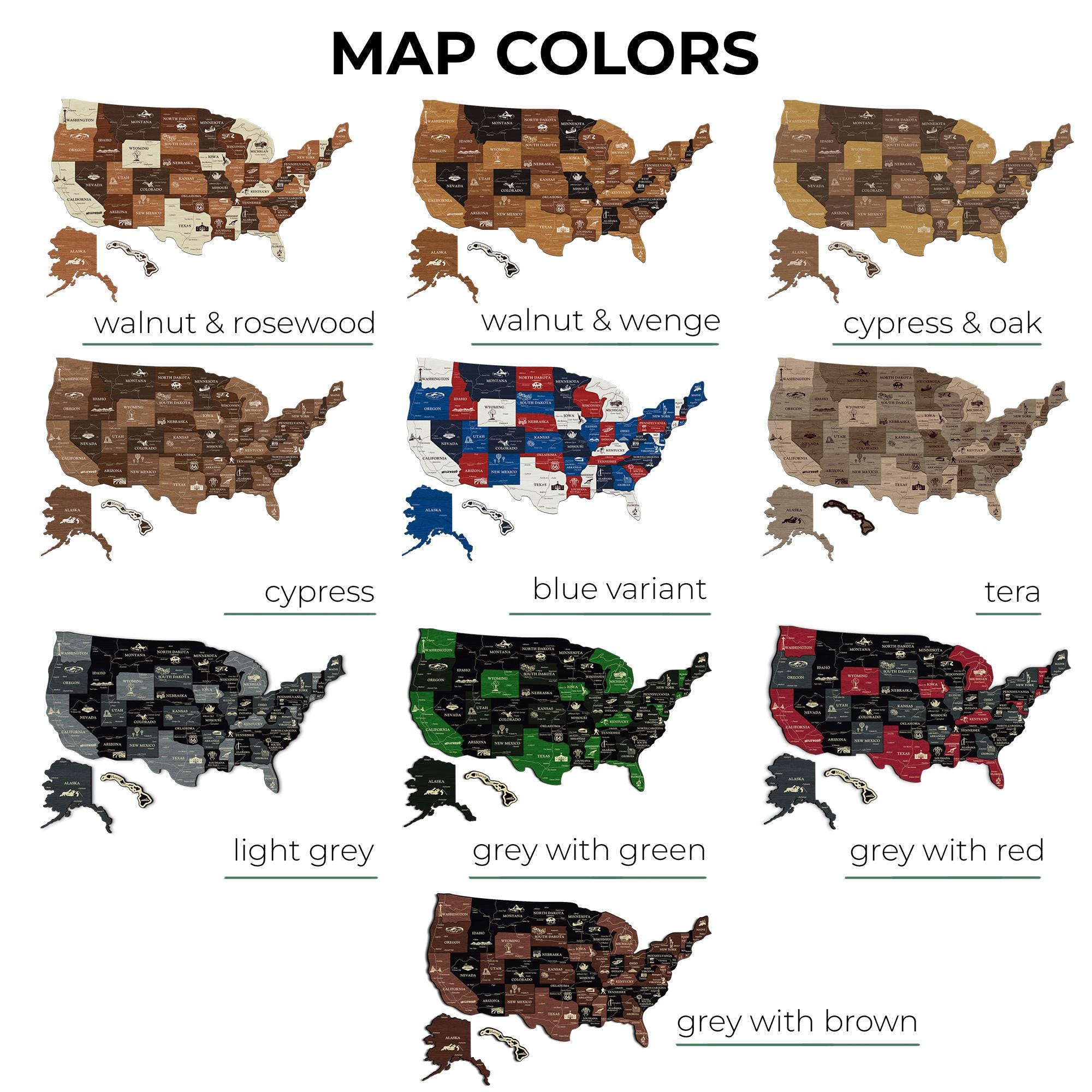 US Map With Pins,wooden Push Pin Map United States,us Map With States ...