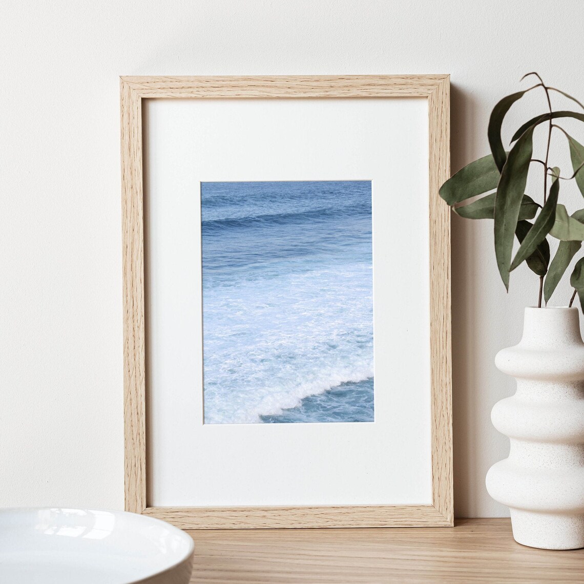 Fotografía aérea de playa Impresión de playa moderna | Etsy