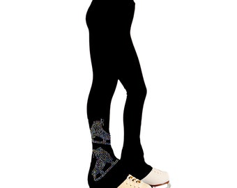 Ice Skating Pants with Rhinestuds - Poly/Spandex