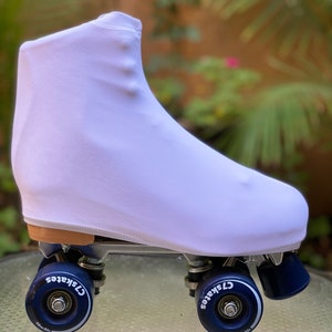 Roller Skate Boot Covers - White