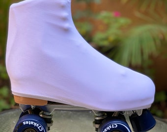 Roller Skate Boot Covers - White