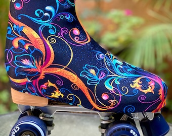 Roller Skate Boot Covers - Pretty Blossom