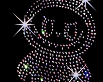 Rhinestones transfer design - Monster Bunny