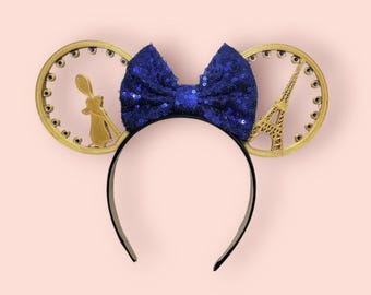 Remy Ratatouille Ride Inspired Ears, 3D Printed Mouse Ears