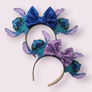 Stitch Ears, 3D Printed Mouse Ears Stitch Headband