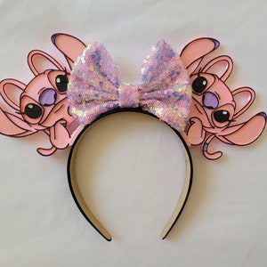 Angel Stitch Ears, 3D Printed Mouse Ears