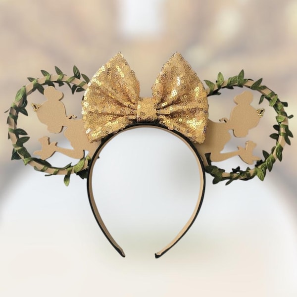 Princesa y sus orejas de rana, orejas de ratón impresas en 3D de Bayou Tiana