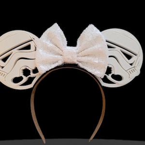 Storm the Trooper Ears, 3D Printed Mouse Ears