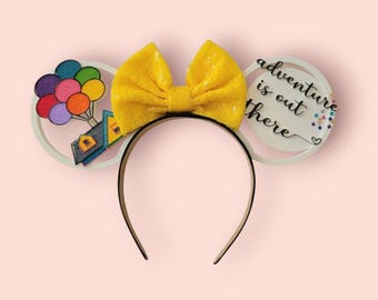 UP! Adventure Asymmetrical Ears, 3D Printed Mouse Ears