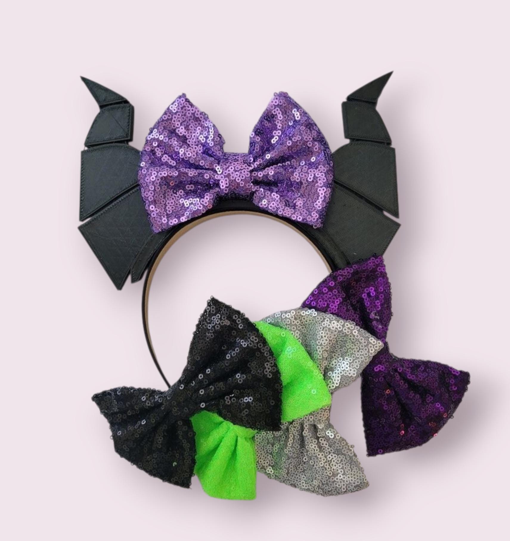 Villain Ear Horns, 3D Printed Halloween Mouse Ears