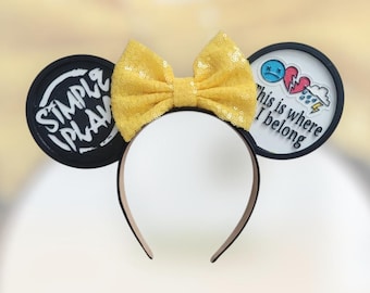 Simple Plan Garden Rocks, 3D Printed Concert Series Band Mouse Ears