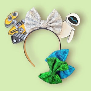 Wall E Robot Pair Ears, 3D Printed Mouse Ears