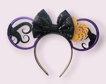 Sea Witch Villain Ears, 3D Printed Asymmetrical Mouse Ears