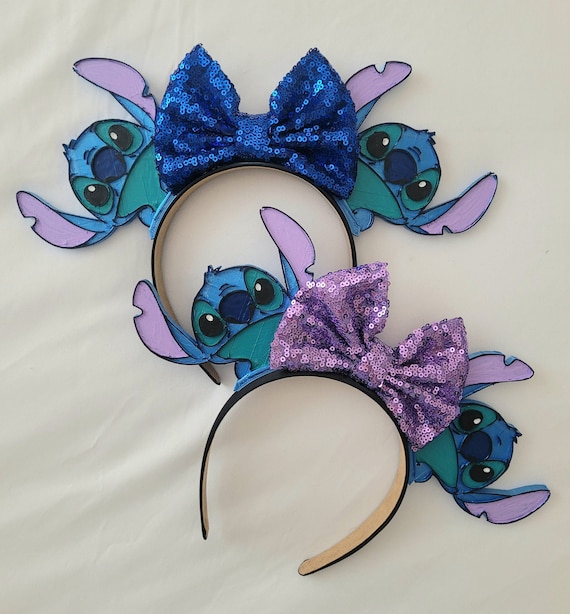 Stitch Ears, 3D Printed Mouse Ears Stitch Headband 