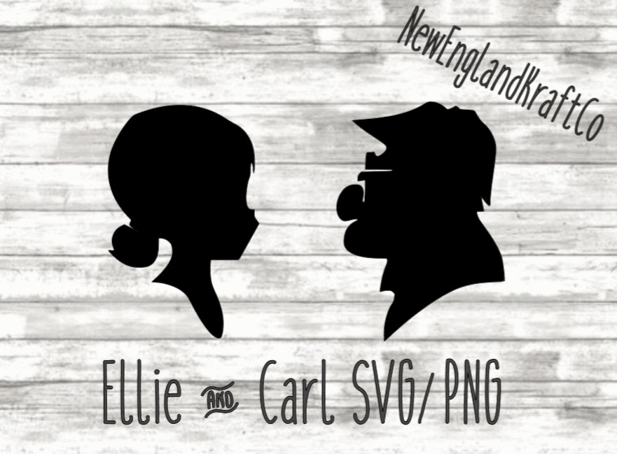 Ellie And Carl Silhouette