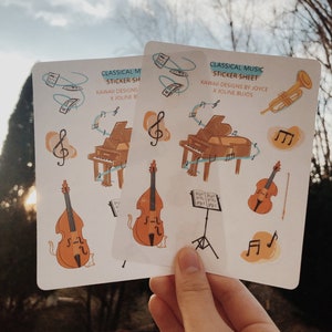 Classical Music Sticker Sheet Collab w/ @jolinebujos