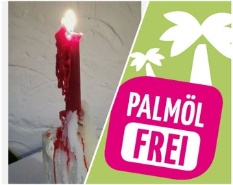 Edel 10 rote Tropfkerzen Blutkerze rot  tropfende Kerzen  OHNE PALMÖL