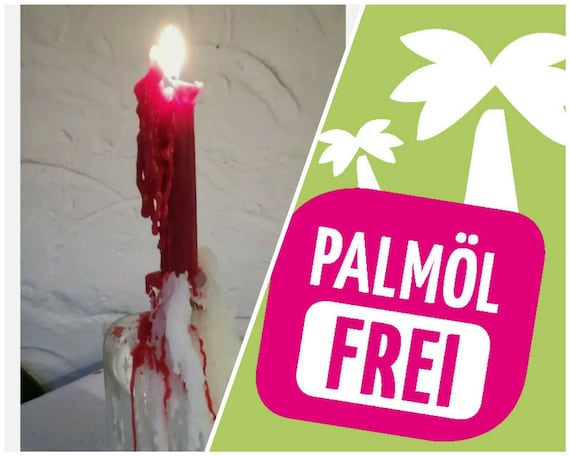Edel 10 rote Tropfkerzen Blutkerze rot tropfende Kerzen OHNE PALMÖL