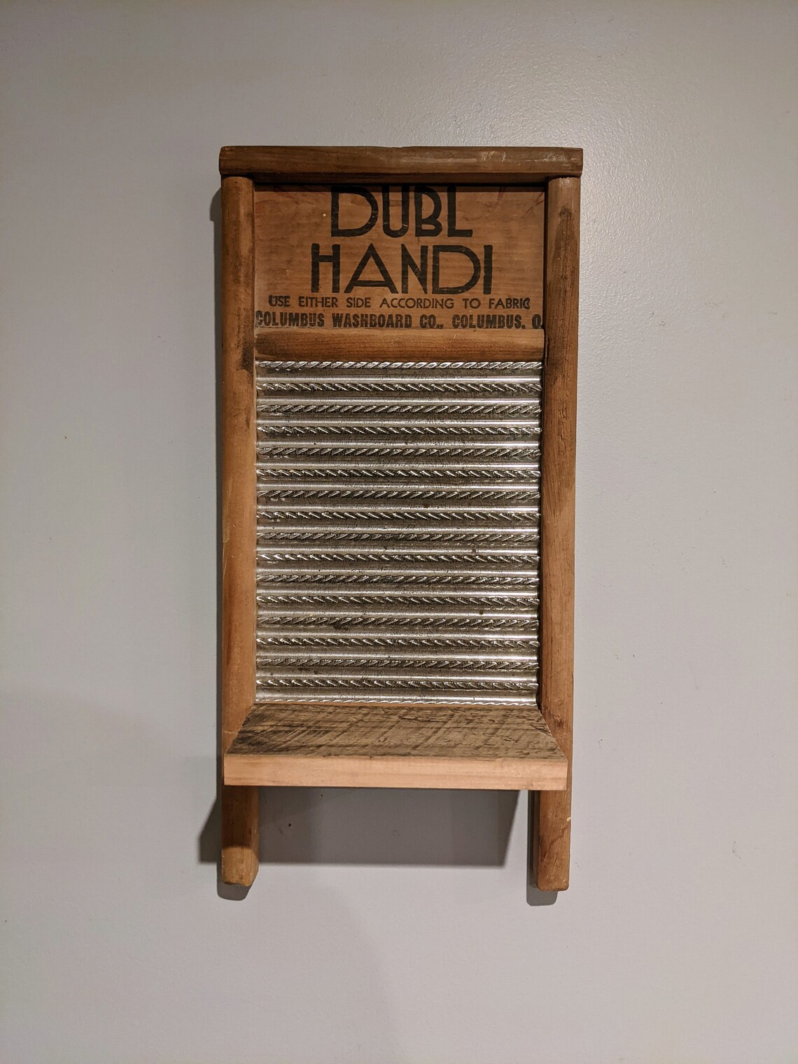 Antique/Vintage 18inch Washboards with Reclaimed Wood Shelf Etsy