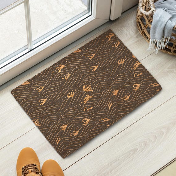 Japanese Wave Coir Doormat