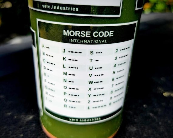 Morse Code sticker