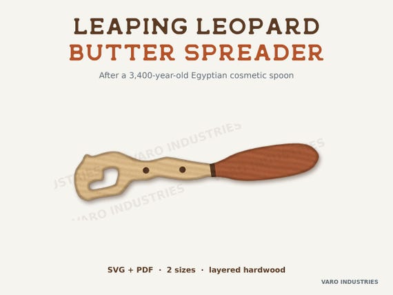 Leaping Leopard Butter Spreader