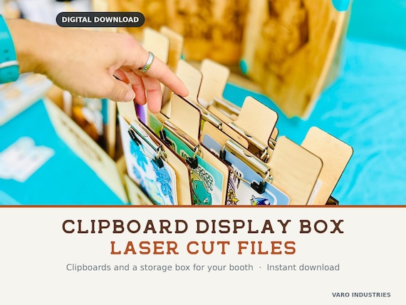 Retail Display Clipboard Box