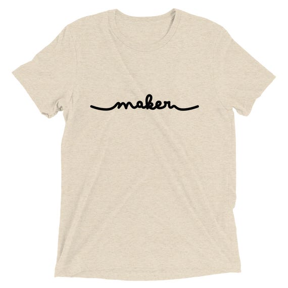 Maker Written Font T-shirt
