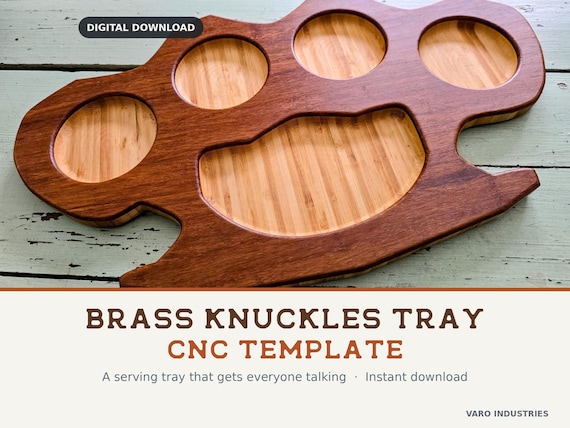 Knuckles Serving Tray Template