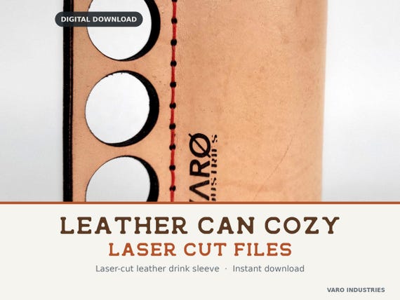 Leather Can Cooler Files