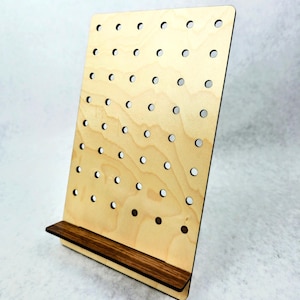 Pegboard Display Stand for Craft Fairs, Retail Shelves (Flat-Pack Design)