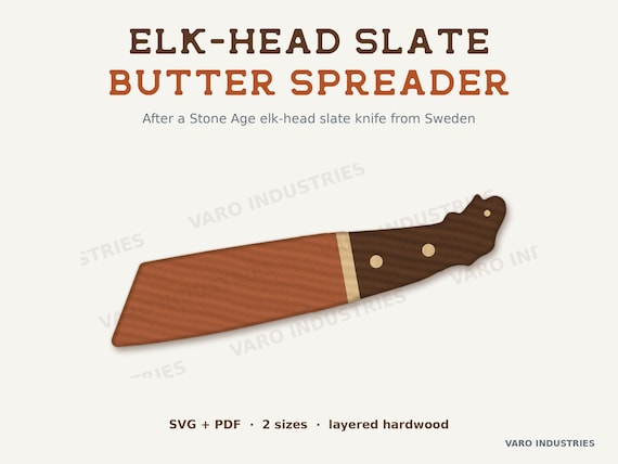 Elk Head Butter Spreader
